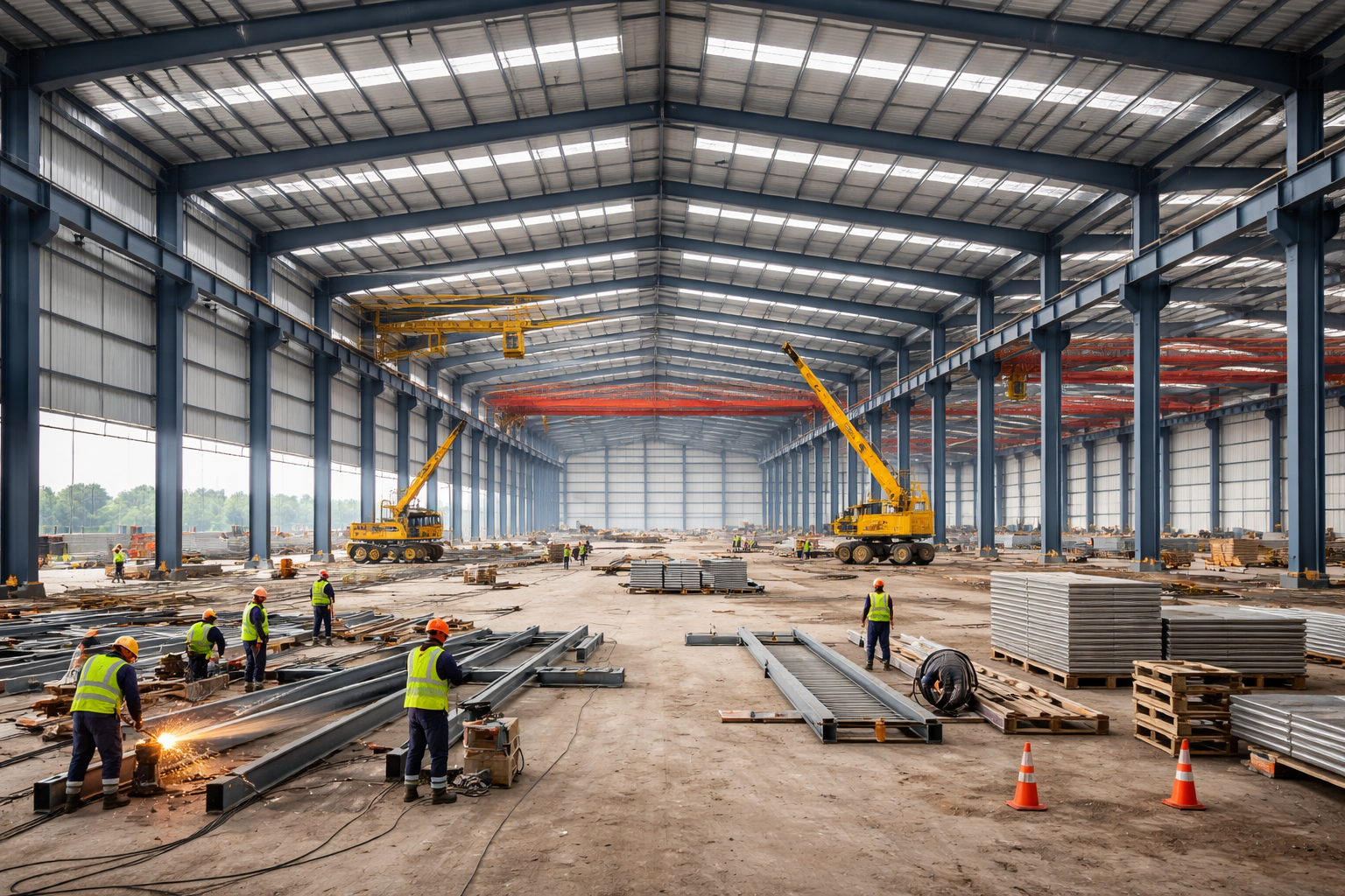 Warehouses/PEB Structural Construction